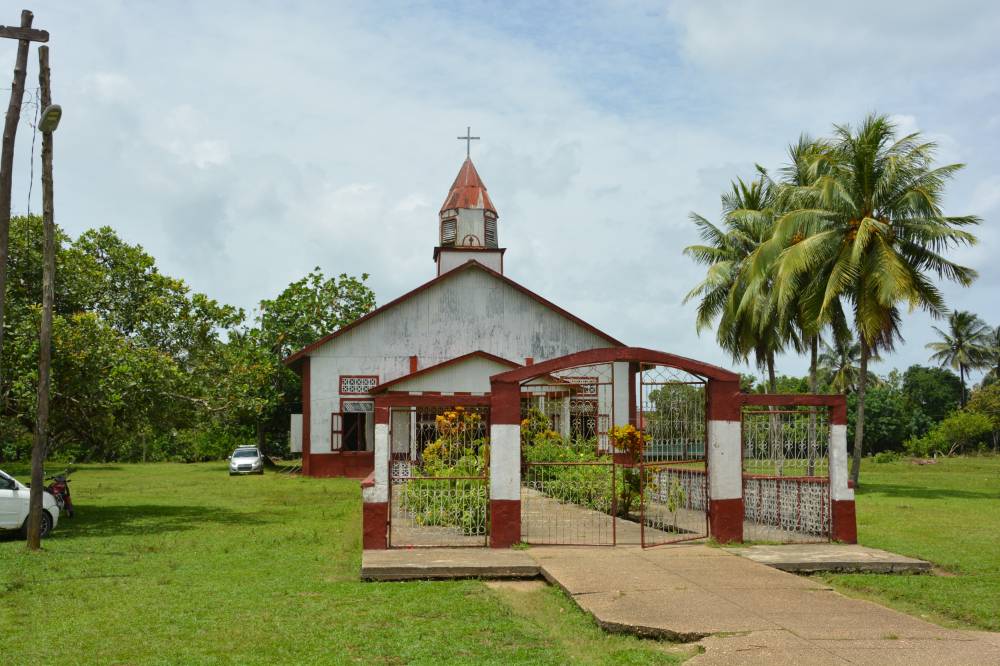 Moravian church near Waspam, Nicaragua.